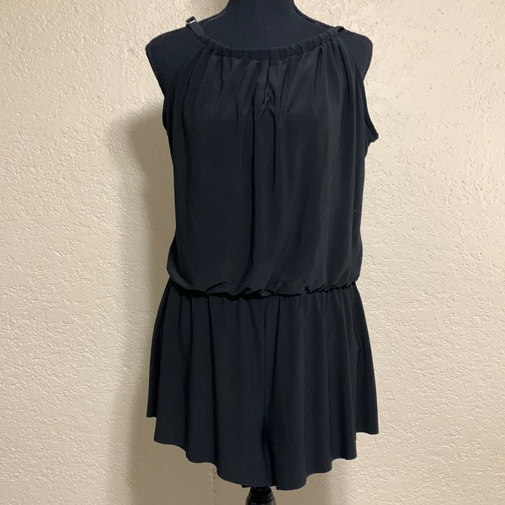 Aqua Green Romper Swimsuit One Piece